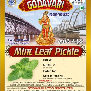 Mint Leaf Pickle (పుదీన పచ్చడి)