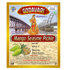 Mango Sesame Pickle (నూపప్పు ఆవకాయ)