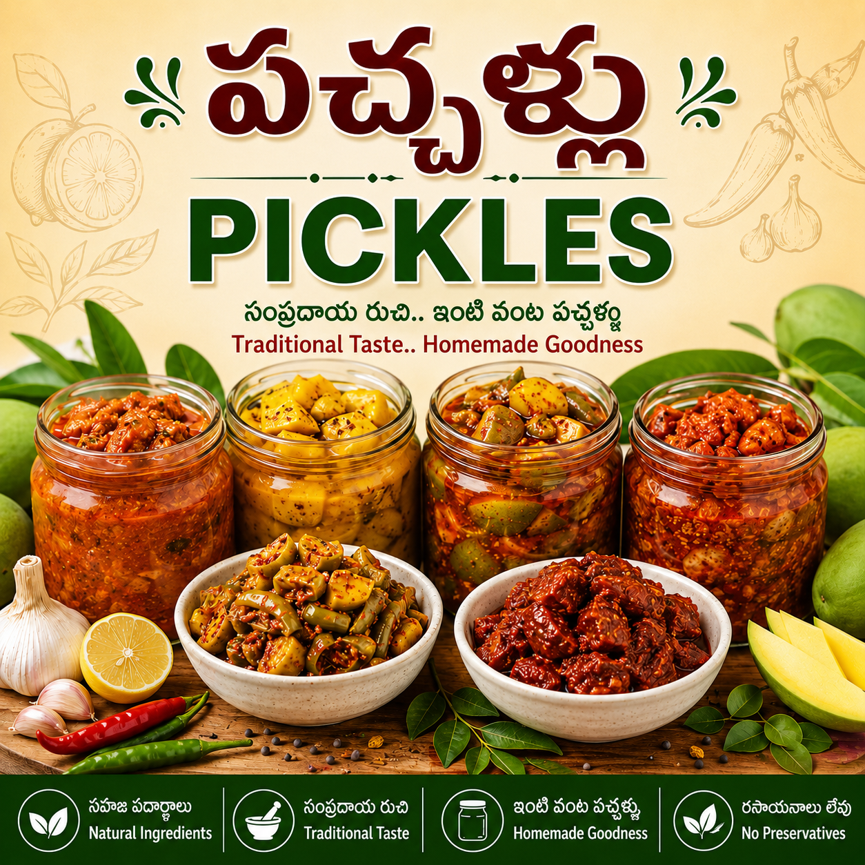 Traditional Surya pickles